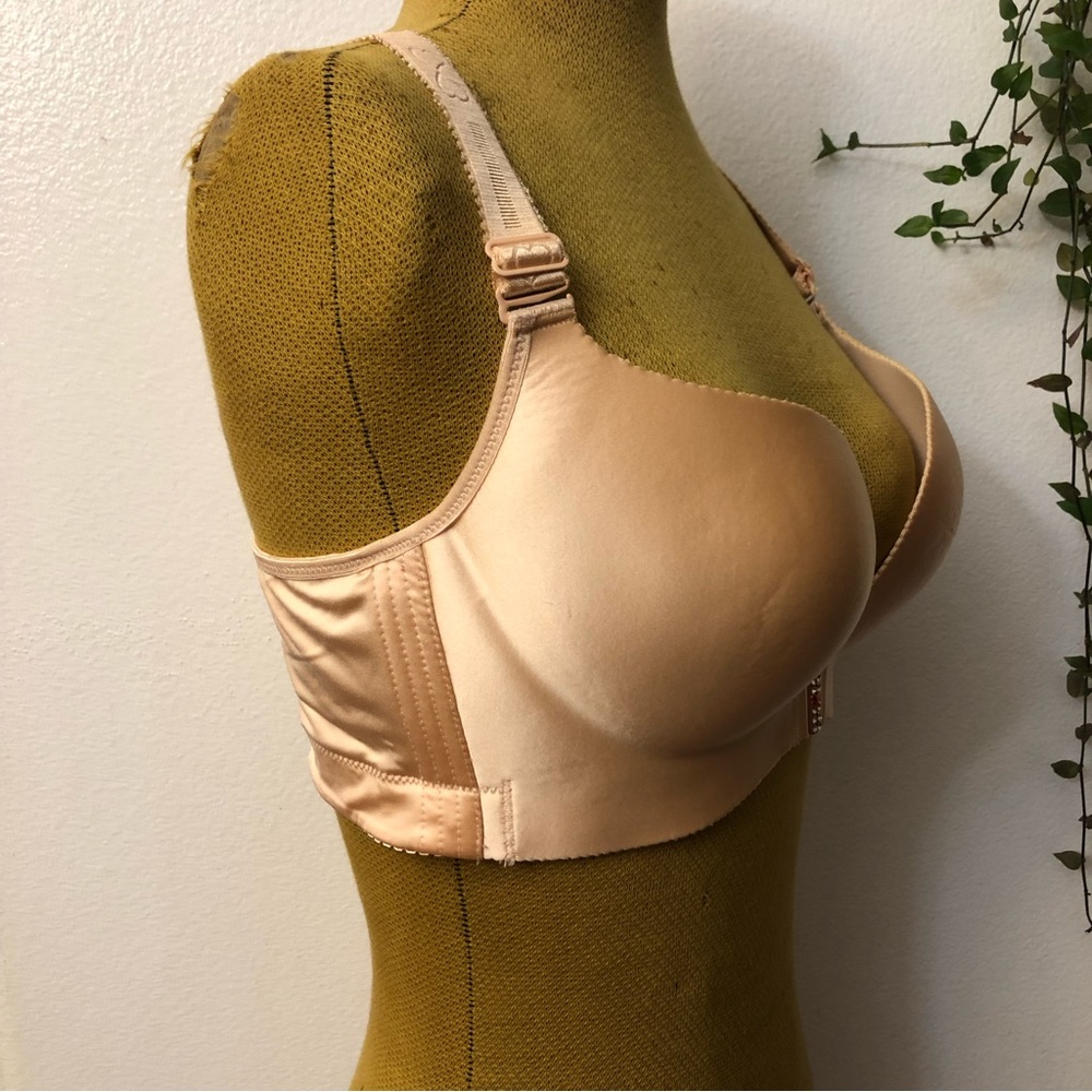 Womens Front Closure Bras Butterfly Beauty Back Bralette Oversize Wire-Free Bra View 6